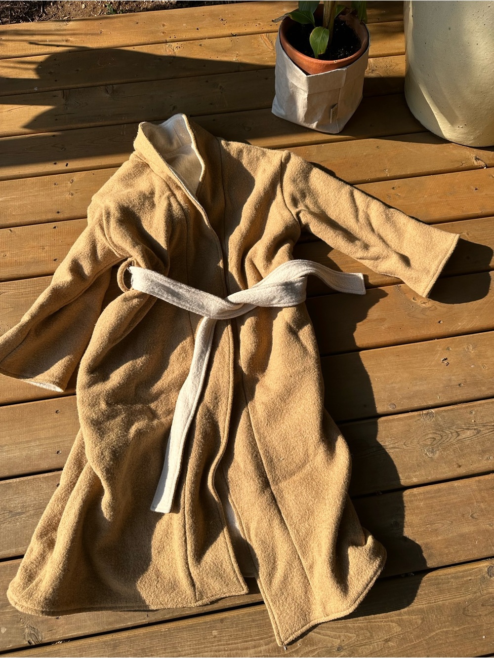 Harly Jae Wool Wrap Coat - Picture 6 of 9